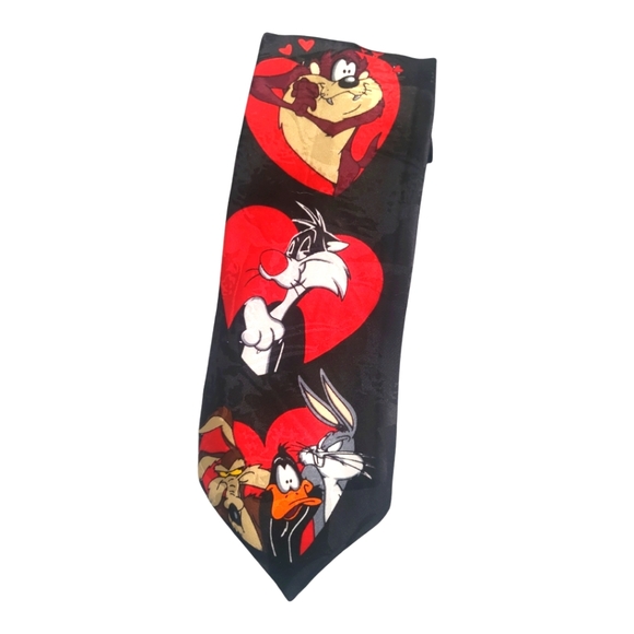 Warner Bros. Other - Vintage 1994 Looney Tunes Mania Valentine's Day Heart Tie